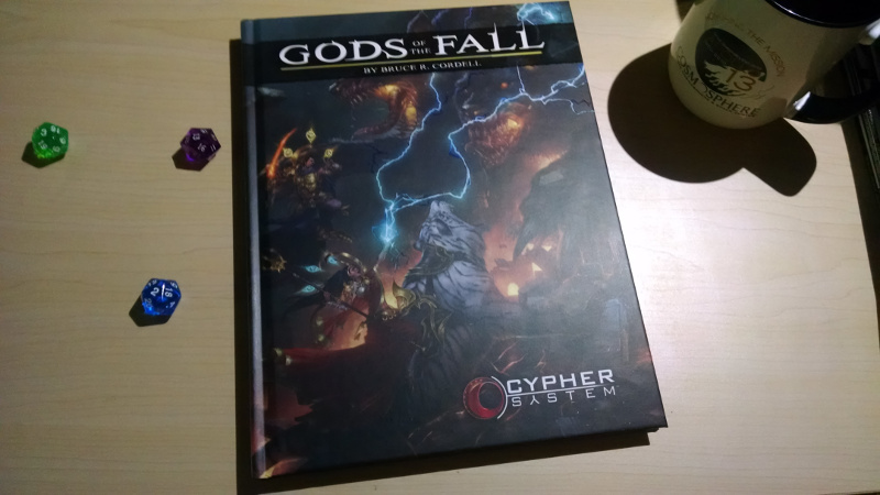 Brian W Root Monte Cook Games Cypher System Gods of the Fall book.