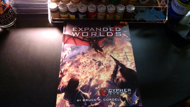 Brian W Root Monte Cook Games Cypher System Expanded Worlds book.