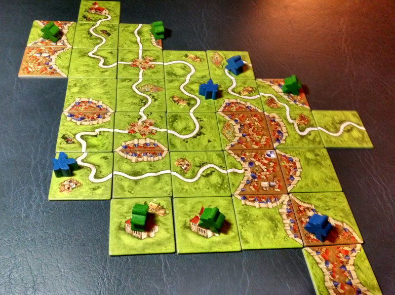 Brian W Root Carcassone game board.